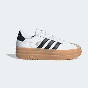 Adidas White And Black VL Court Bold Platform Sneakers